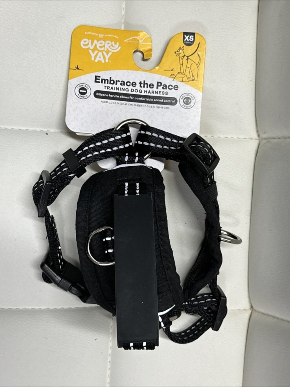 EveryYay Black Easy On Training Dog Harness XS Adjustable Petco Extra Small - Picture 7 of 10